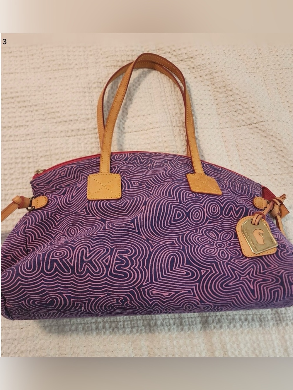 DOONEY & BOURKE Y2K ERICA GRAFITTI TOTE